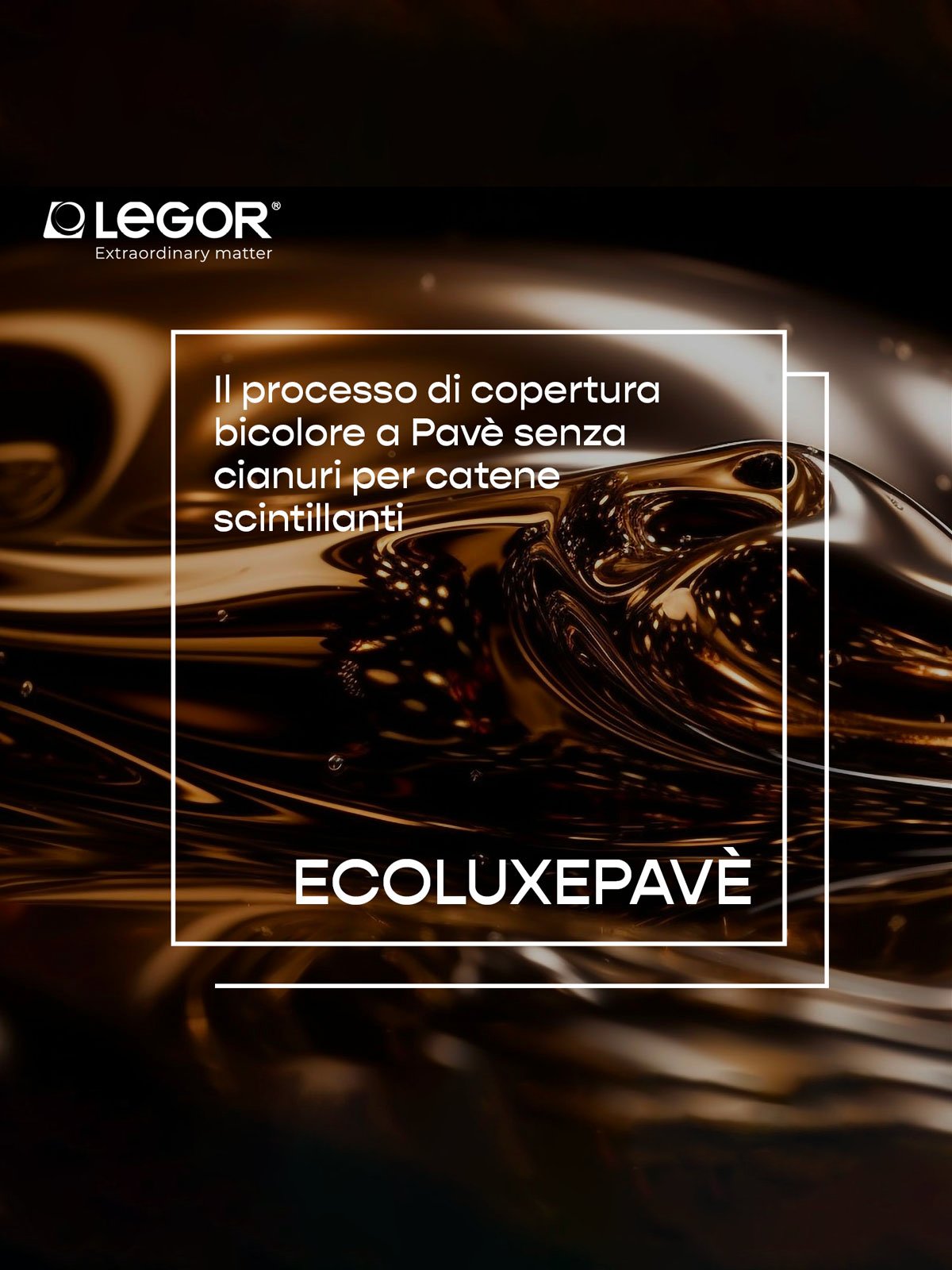 Ecoluxepavé: le nouveau procédé de couverture de Legor ne contient pas de cyanure