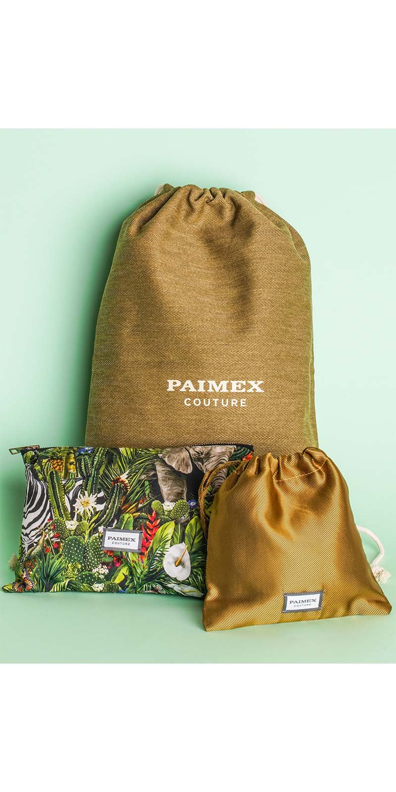 Paimex _ Textile packaging couture - Dust bags