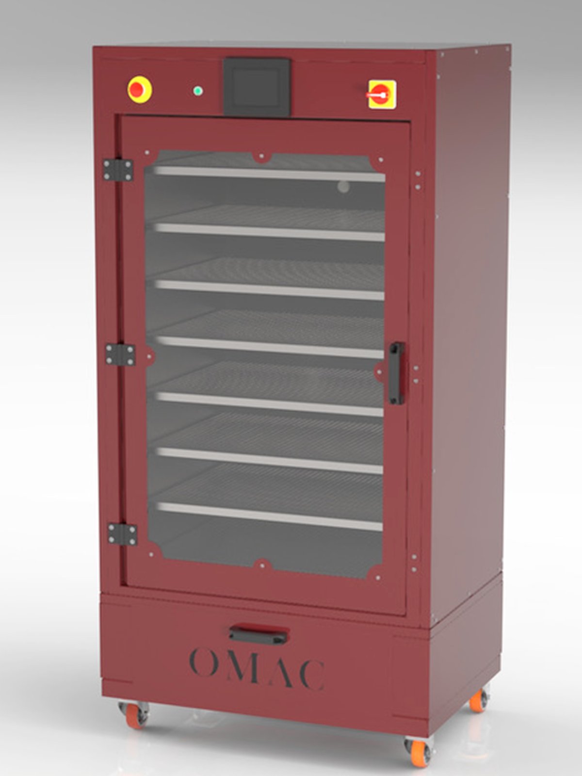 Omac Srl, ergonomic devices, automatic openings and sensors to improve quality and safety